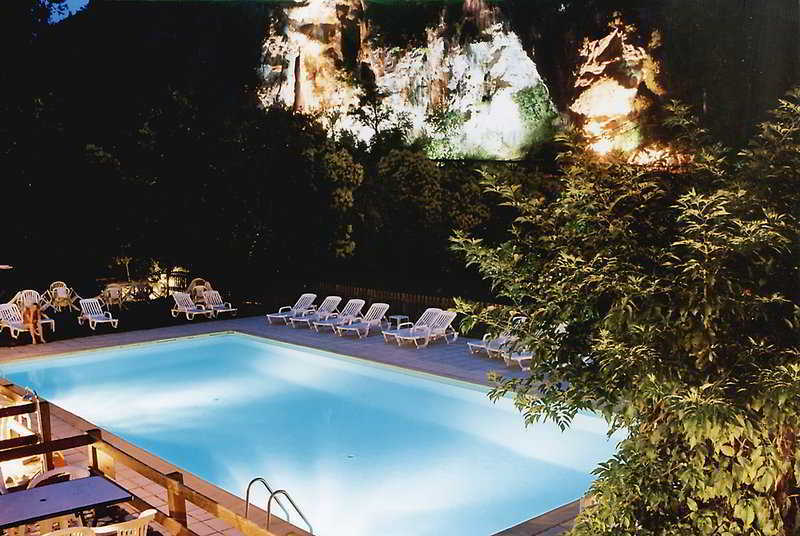 Hotel Restaurant Les Falaises Bouziès Exterior foto